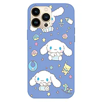 Husa telefon compatibila cu Apple iPhone 15, Viceversa, model Baby Cinnamoroll Hell Kitty, Silicon, TPU