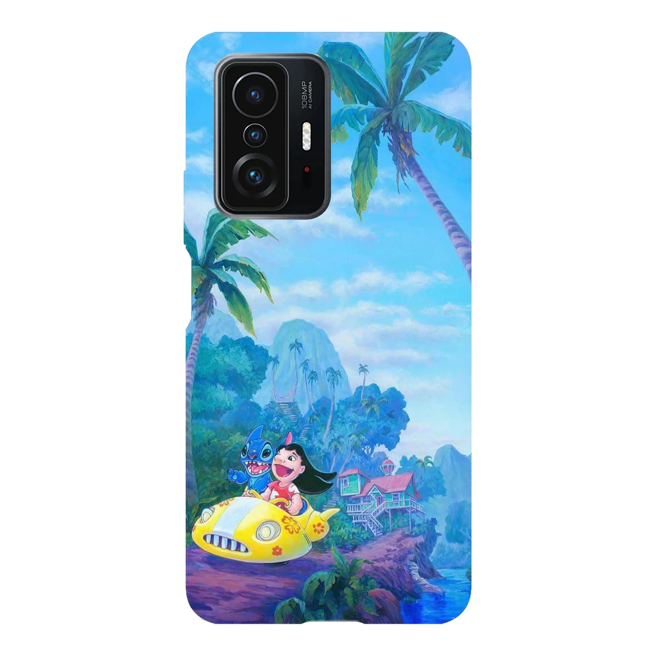 Husa compatibila cu Xiaomi Mi 11, Viceversa, model Lilo and Stitch car ride, Silicon, TPU - foto 1 - id-p96516619