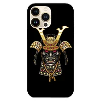 Husa telefon compatibila cu Apple iPhone 15 Pro Max, Viceversa, model Gold Samurai, Silicon, TPU