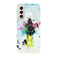 Husa compatibila cu Samsung Galaxy S21 Ultra model Spray paint, Silicon, TPU, Viceversa