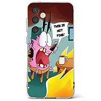 Husa telefon compatibila cu Samsung Galaxy S24 Ultra, Viceversa, model Couraje this is not fine, Silicon, TPU