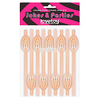 Set 9 paie de baut Lovetoy in forma de pussy natur