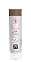 Ulei masaj comestibil Shiatsu Luxury hibiscus si ceai verde 75 ml