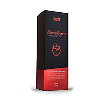 Gel masaj si lubrifiant 2 in 1 Intt Capsuni 30 ml