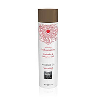 Ulei de masaj erotic Shiatsu cu efect de incalzire coriandru si santal 100 ml