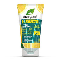 Demachiant 5 in 1 cu arbore de ceai Dr.Organic Skin Clear 125ml