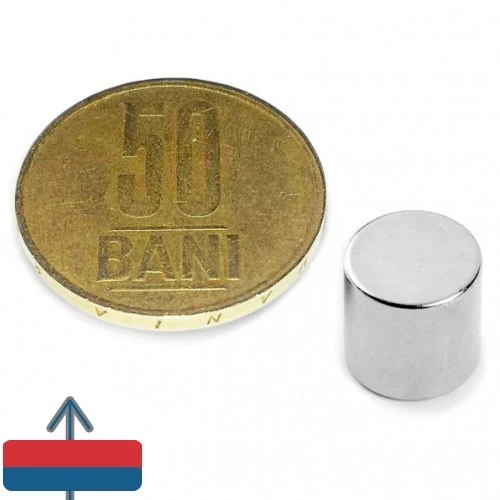 Magnet neodim cilindru / disc 10 x 10 mm - foto 2 - id-p90286971