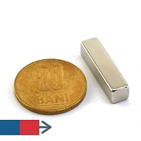 Magnet neodim bloc 25 x 6 x 6 mm longitudinal