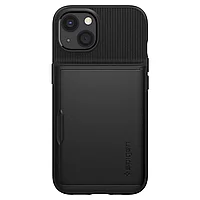 Carcasa Spigen Slim Armor CS compatibila cu iPhone 13 Black