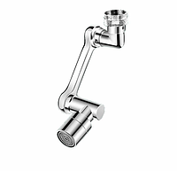 Extensie prelungitor pentru robinet din inox, capat rotativ 360 de grade, inox