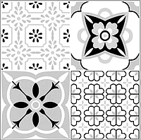 Set 12 placi decorative autoadezive din vinil, 30x30 cm, antiderapante, rezistente la apa, pentru pardoseala