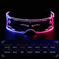 Ochelari Petrecere, LED, cyberpunk, efecte iluminare, Tiktok