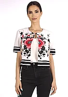 Sacou din bumbac cu imprimeu floral 01S1708i1708 - 46 EU