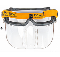 Ochelari masca de protectie din policarbonat cadru moale ventilat EN166 dimensiune reglabila