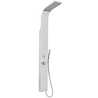 Panel de dus cu hidromasaj Loira 3 functii inox perlat