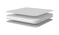Saltea pentru patut, spuma elastica, husa detasabila free air Ventiflow, 83x50x3 cm