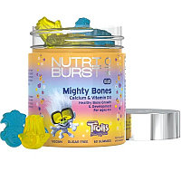 Jeleuri cu calciu si vitamina D3 pentru copii Nutriburst Mighty Bones Trolls 60 buc