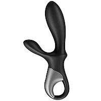 Vibrator HEAT CLIMAX+ ANAL SATISFYER App Negru