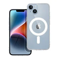 Husa MagSafe compatibila cu iPhone 14, silicon, transparent
