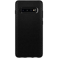 Husa de protectie Cover Spigen Liquid Air pentru Samsung Galaxy S10 Plus, Matte Black