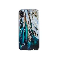 Husa "Gold Glam case" pentru Samsung Galaxy S23 Ultra feathers