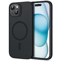 Husa pentru iPhone 15 Plus, ESR Cloud Soft HaloLock, negru