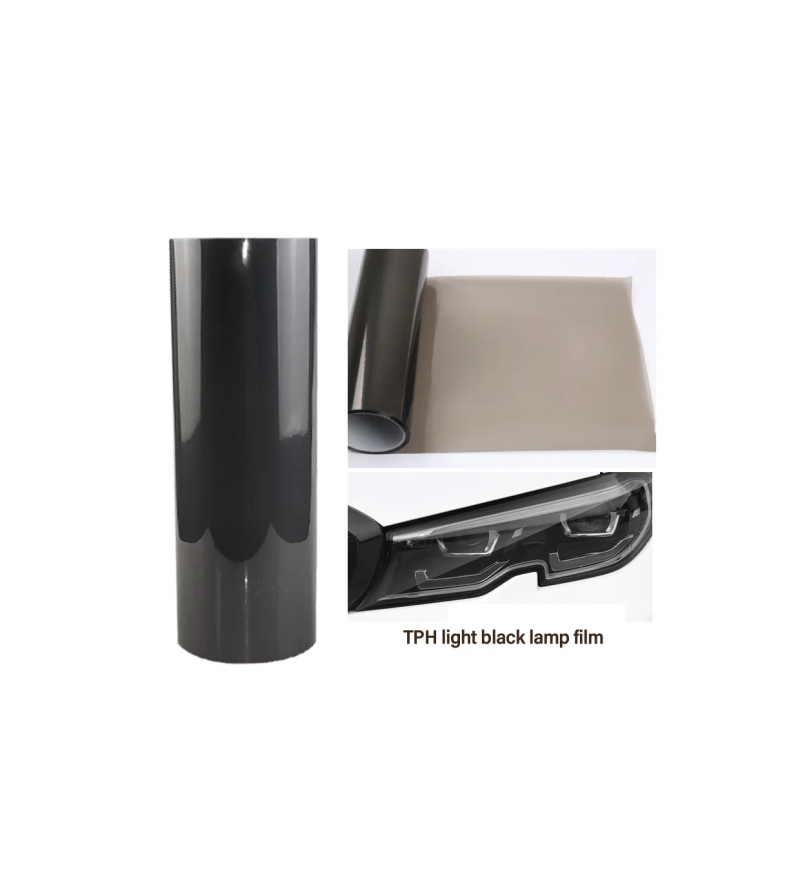 Folie protectie faruri/stopuri material tph light black premium cu - foto 1 - id-p97277071