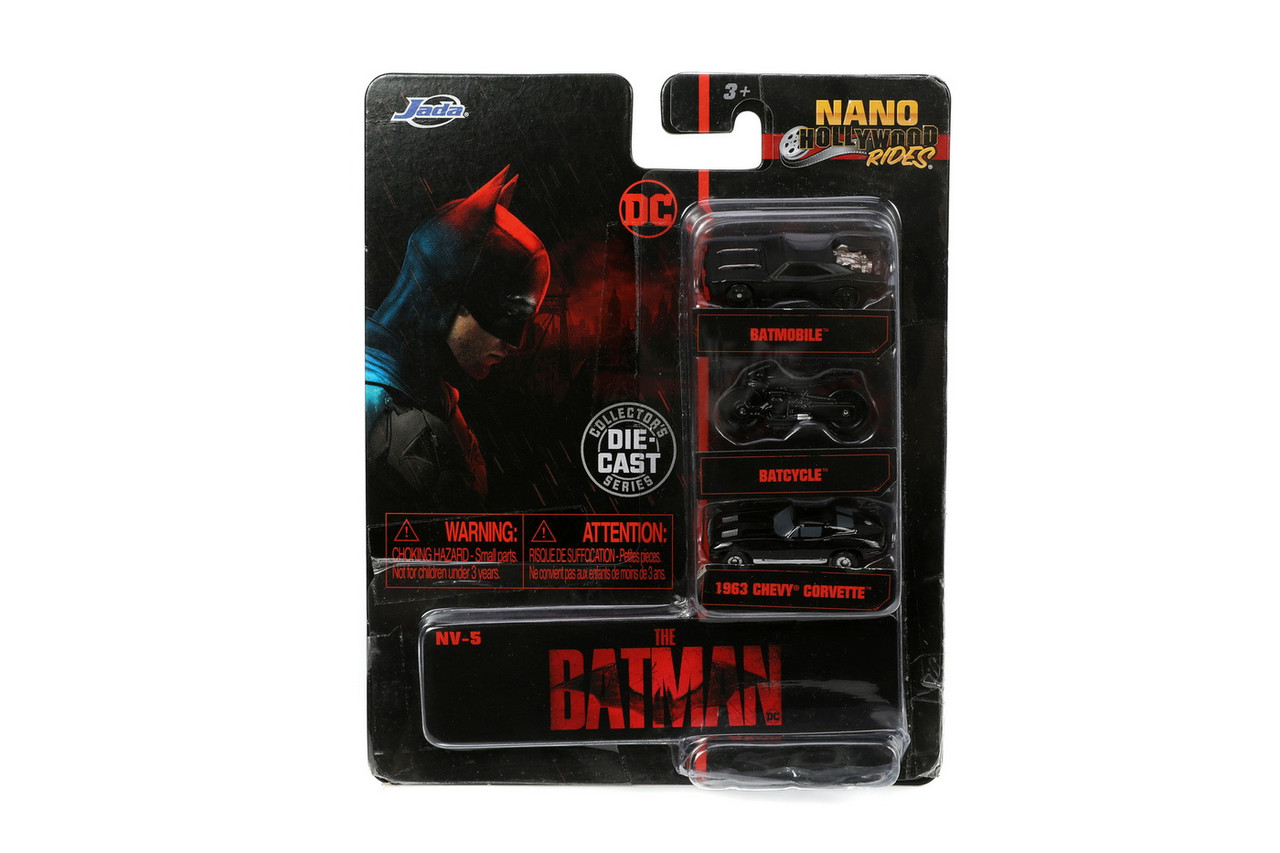 Jada Set 3 Vehicule Nano Batman 4 Cm - [id 90337454] - VendiGo.ro