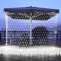 Instalatie Craciun Yoto, Tip Plasa, 2 m x 2 m, 160 LED-uri, Prelungitor 1.5 m, 8 Jocuri de Lumini,