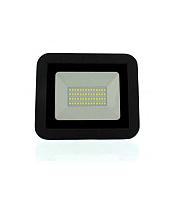 Proiector LED 30W 2400lm IP65 6500K alb rece carcasa aluminiu negru Well