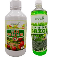 Pachet promotional gradina Ulei Horticol + Fertilizant Gazon
