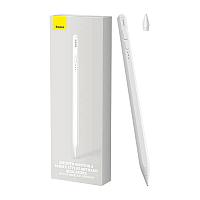 Baseus Smooth Writing 2 stylus capacitiv / stylus cu indicator de baterie (alb)