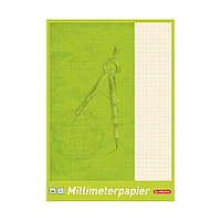 Hârtie milimetrică Herlitz A4, 80 g/mp, 25 file/set