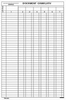 Document cumulativ vertical offset A4, 55 g/mp, 100 file NI
