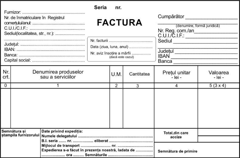 Facturier A6, hârtie autocopiativă, 3ex/set, 50 seturi, 150 file - foto 1 - id-p90370497