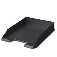 Tăviță corespondență Herlitz A4/C4 clasic plastic reciclat antracit Blue Angel