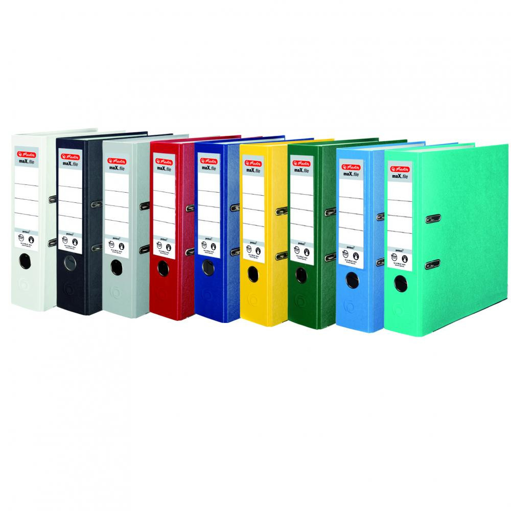 Biblioraft plastifiat A4. lățime 7.5 cm, Herlitz - foto 1 - id-p90371223