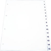 Index plastic Optima A4 lunar Ian-Dec 120 microni gri
