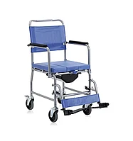 Scaun toaleta din otel cu 4 roti si frana - RC310
