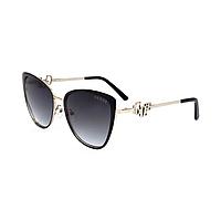 Guess ,Ochelari de soare butterfly cu lentile in degrade, Auriu, Negru, 56-17-140