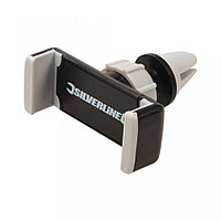 Suport aerisire universal telefoane mobile, suprafata contact cauciucata, Silverline