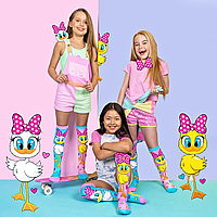 Șosete lungi colorate Madmia pentru fete Fluffy duck 6-99 ani