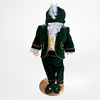 Costum pentru botez ''Micul Prinț'' 5 piese verde