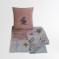 Trusou botez personalizabil 11 piese bumbac 100%