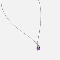Colier Marigold Amethyst, lungime 43, extensie 7.5 cm, Norrsken