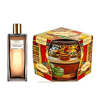 Set cadou Apa de toaleta Men' s Collection Dark Wood, Lumanare parfumata in pahar sticla Home Kitchen, 8Ã 7