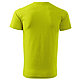Tricou unisex Classic, lime, L - foto 2 - id-p90442933