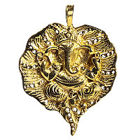Pandantiv Ganesh auriu 4cm