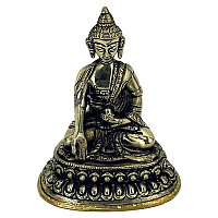 Mini statueta Buddha Ratnasambhava -- 330 g; 10 cm