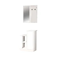 Cuier Wizbo melamină albă 61x37x82.5cm 37x61